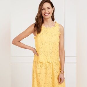 Talbots// FLORAL DIAMOND EYELET SHORT SHELL